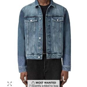 All Saints Blue Denim Jacket